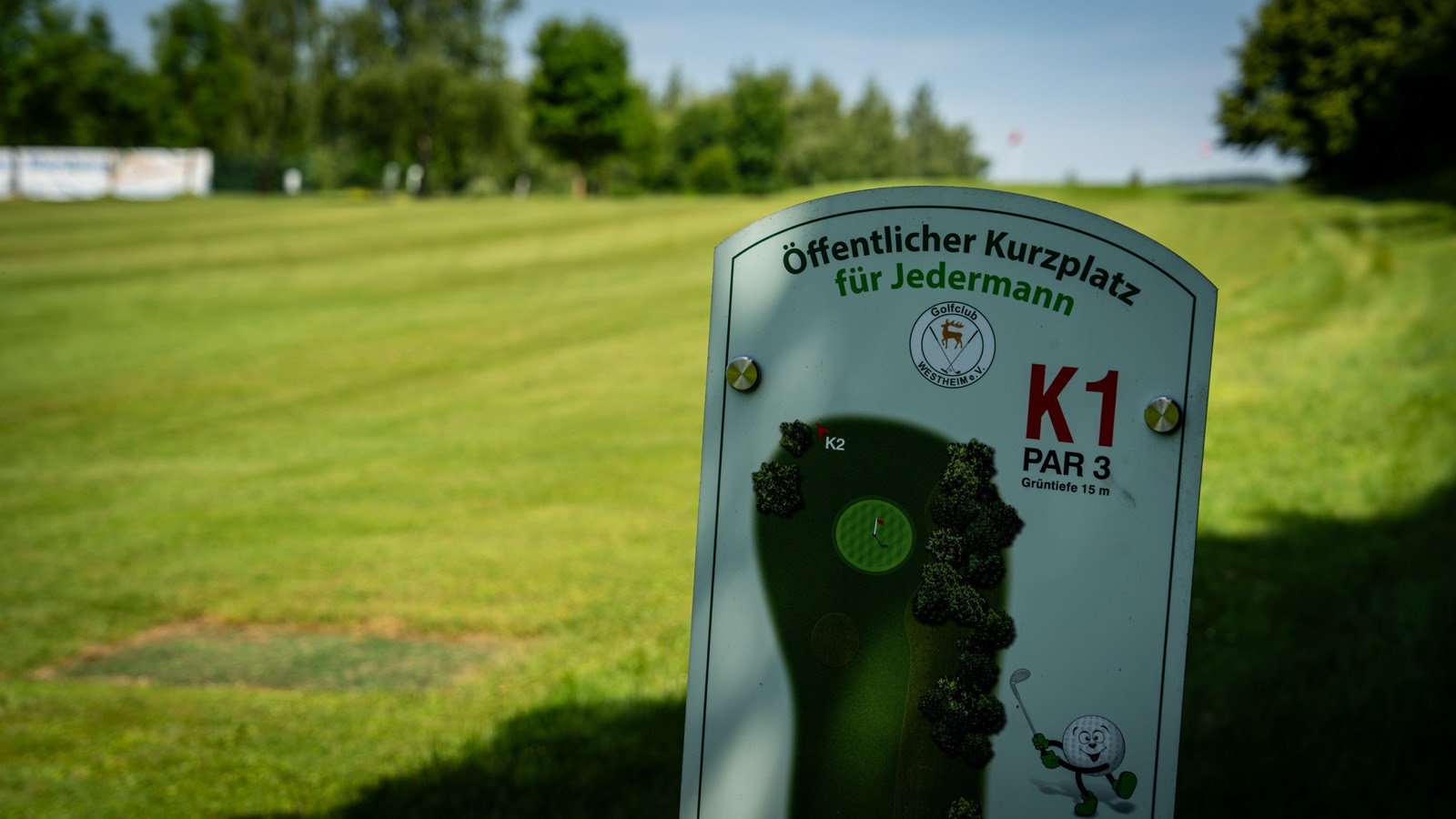 Öffentlicher kostenloser 6-Loch-Kurzplatz des Golfclub Westheim